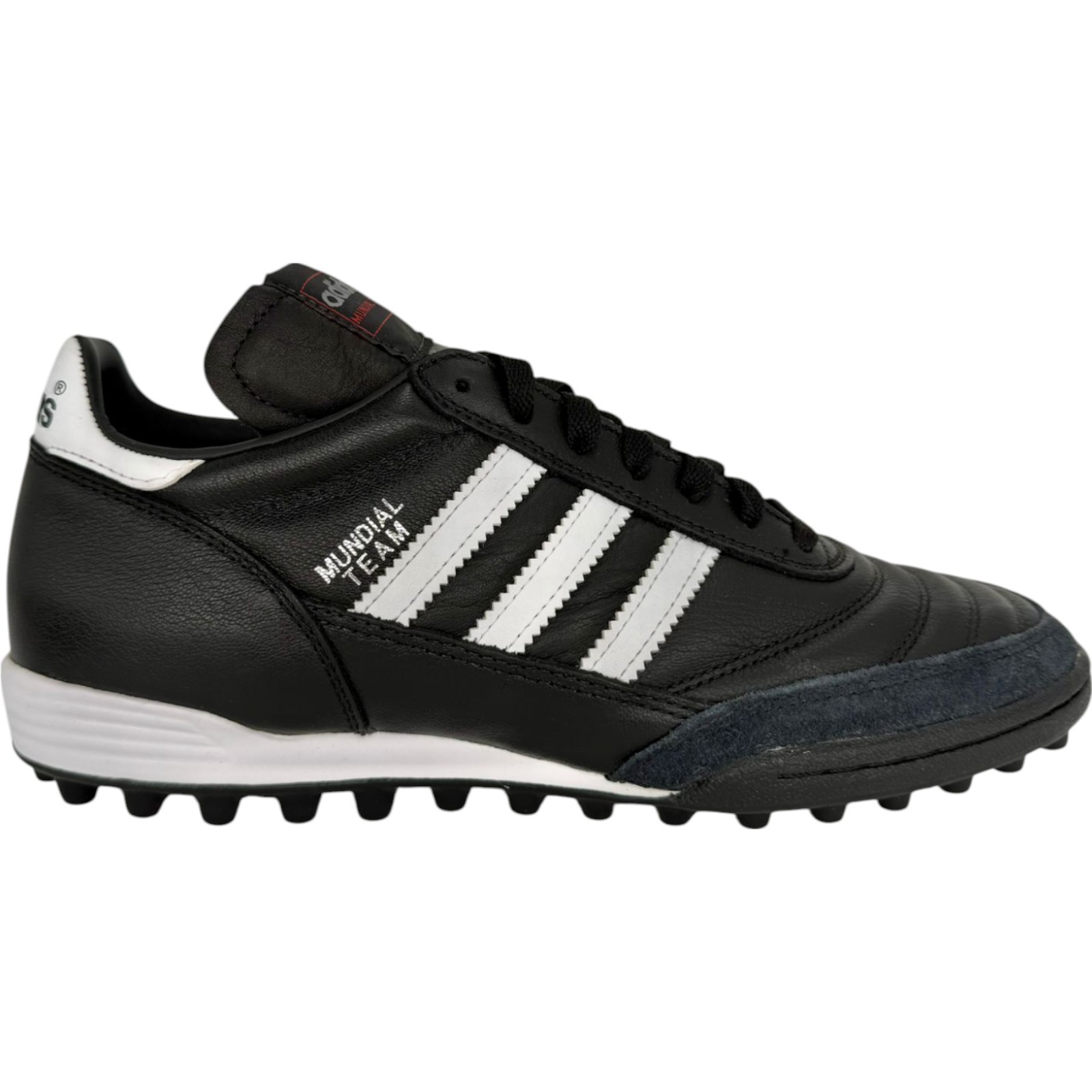 Adidas Mundial Team Turf Soccer Shoes Men Women Black Leather Size 7-11 NEW