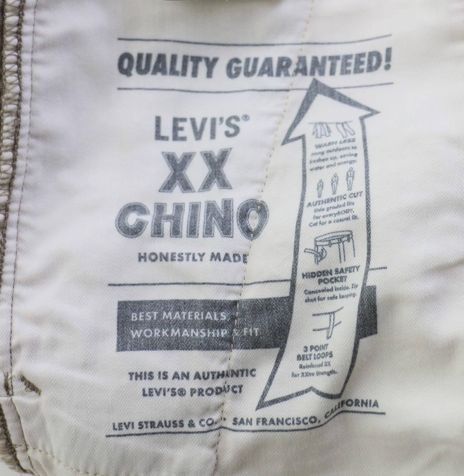 Levi’s Premium XX Chino Authentic Straight Fit Corduroy Pants Men’s Sizes