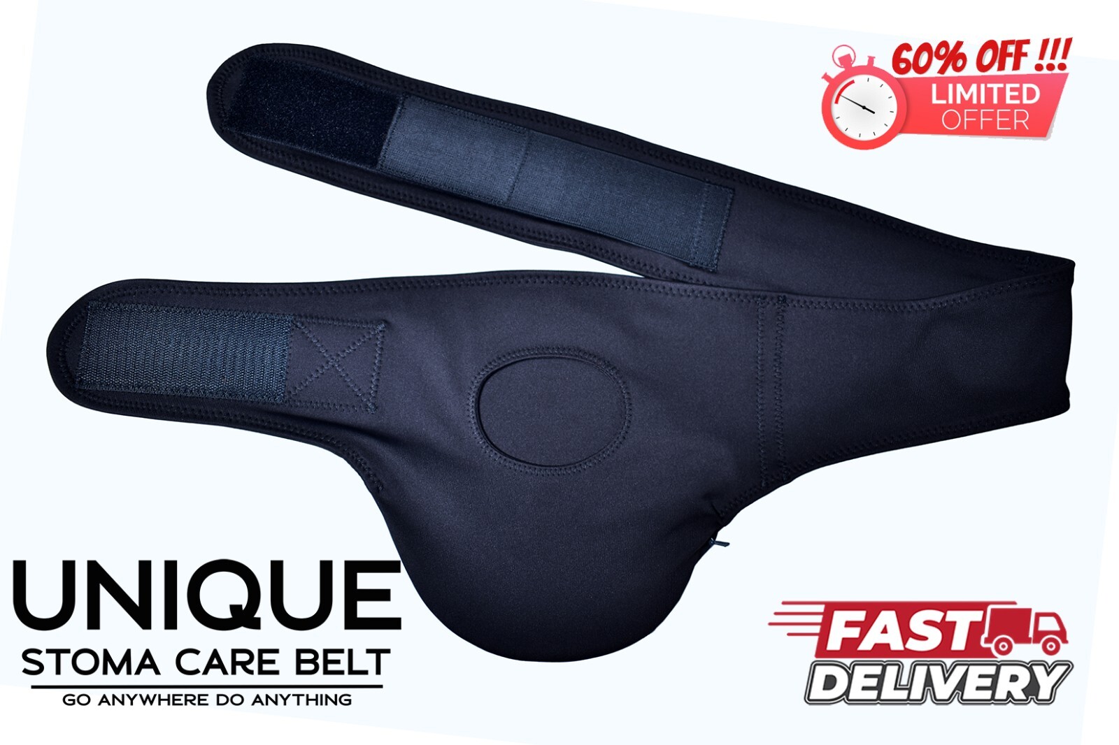 Soft VERTICAL Stoma Support Belt ileostomy Belt Ostomy Belt Colostomy Belt Stoma