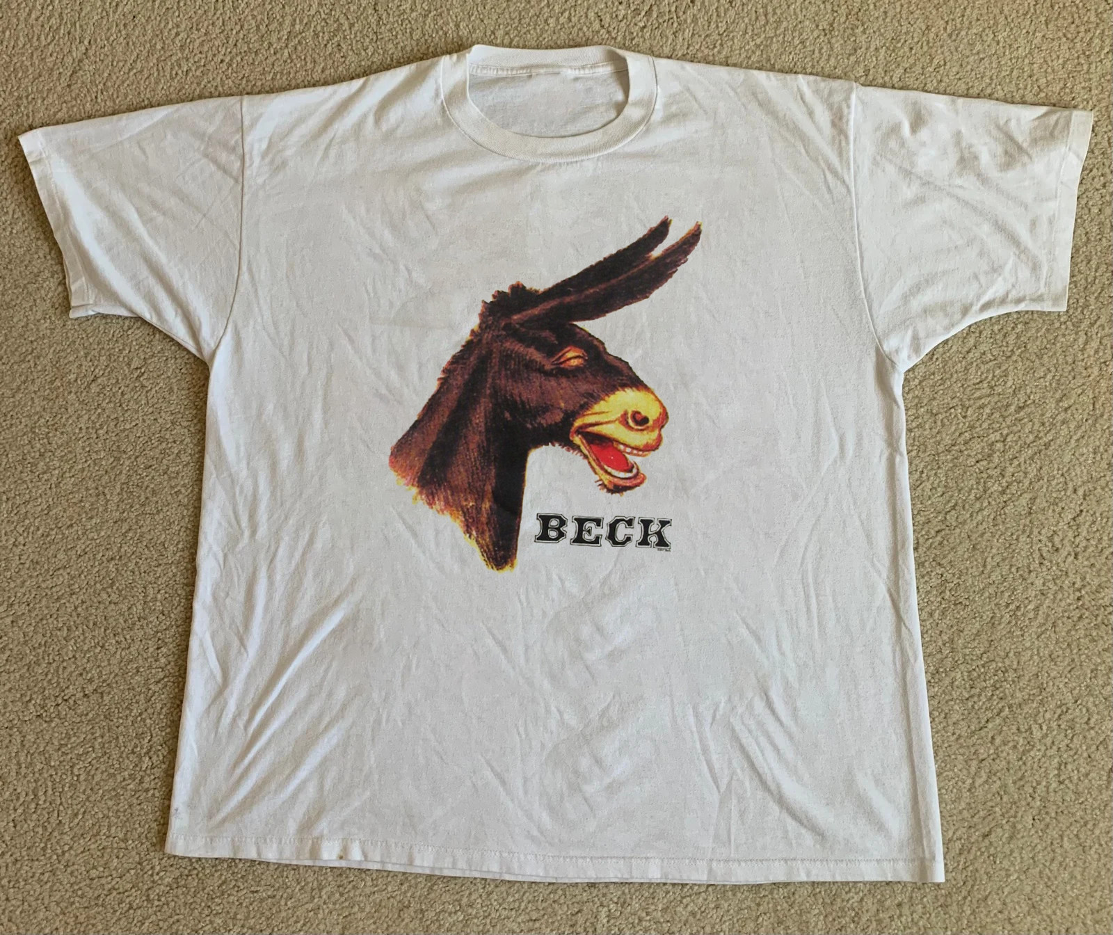 90s Beck Odelay Album Promo CONCERT White All Size Gift Fan Shirt HH916