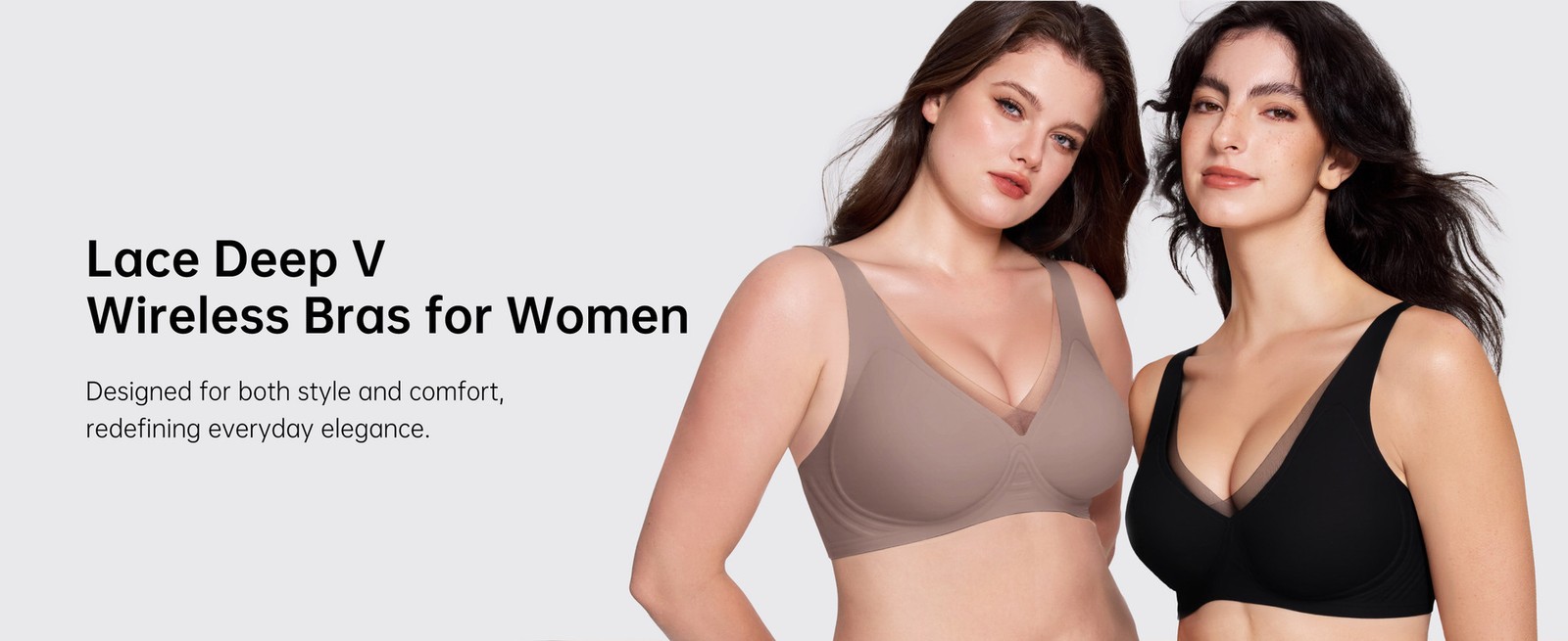 Thin Wireless Bra Seamless Jelly Strip Side Support Anti-Sagging