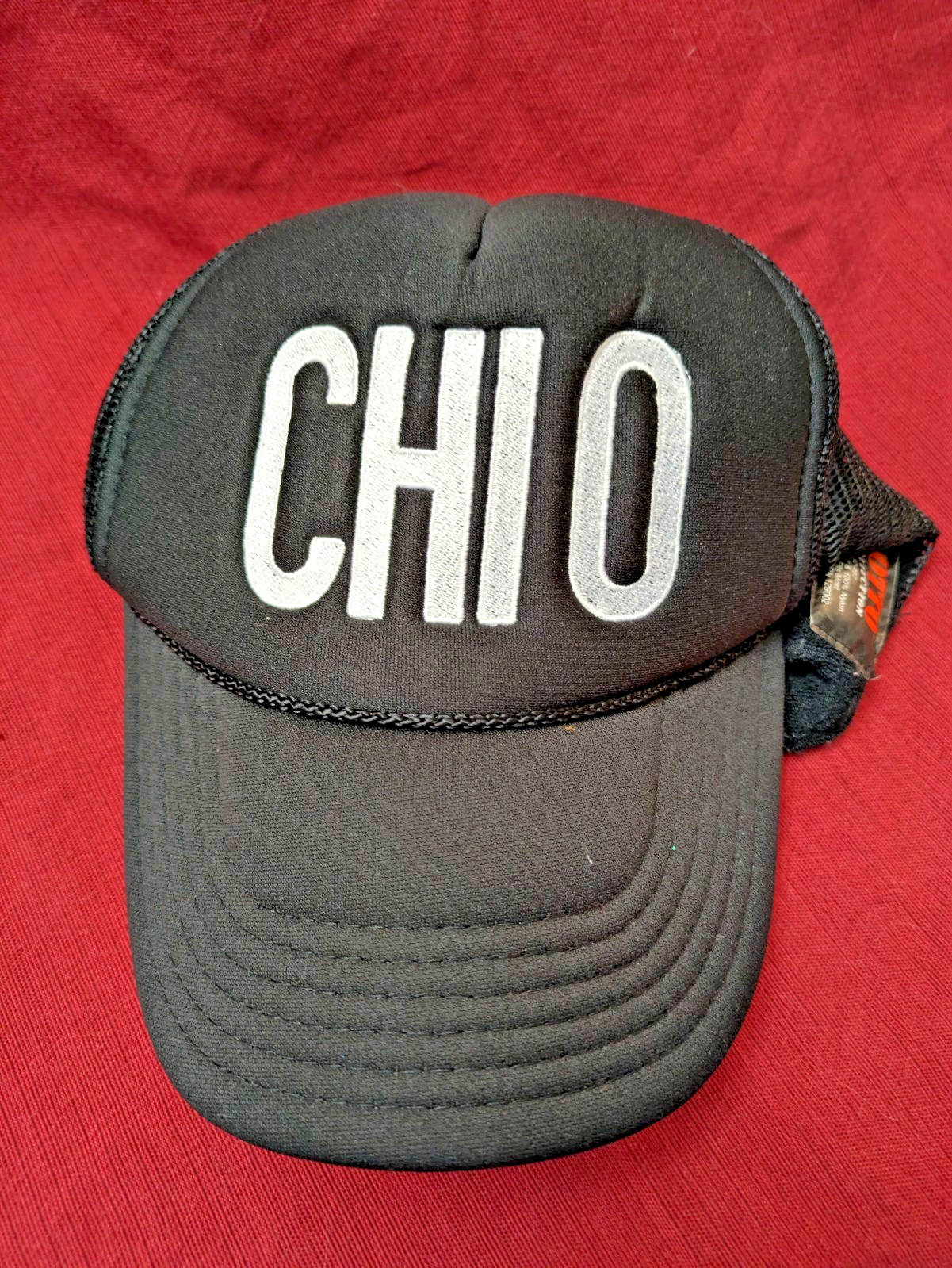 Vintage CHIO Trucker Hat OTTO Collection Black Mesh Snapback Cap USA Style Promo