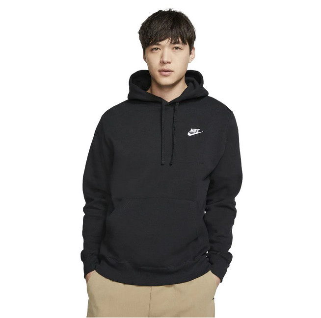 Mens Nike Gym Athletic Embroidered Club Hoodie Hooded Sweatshirt Pullover New