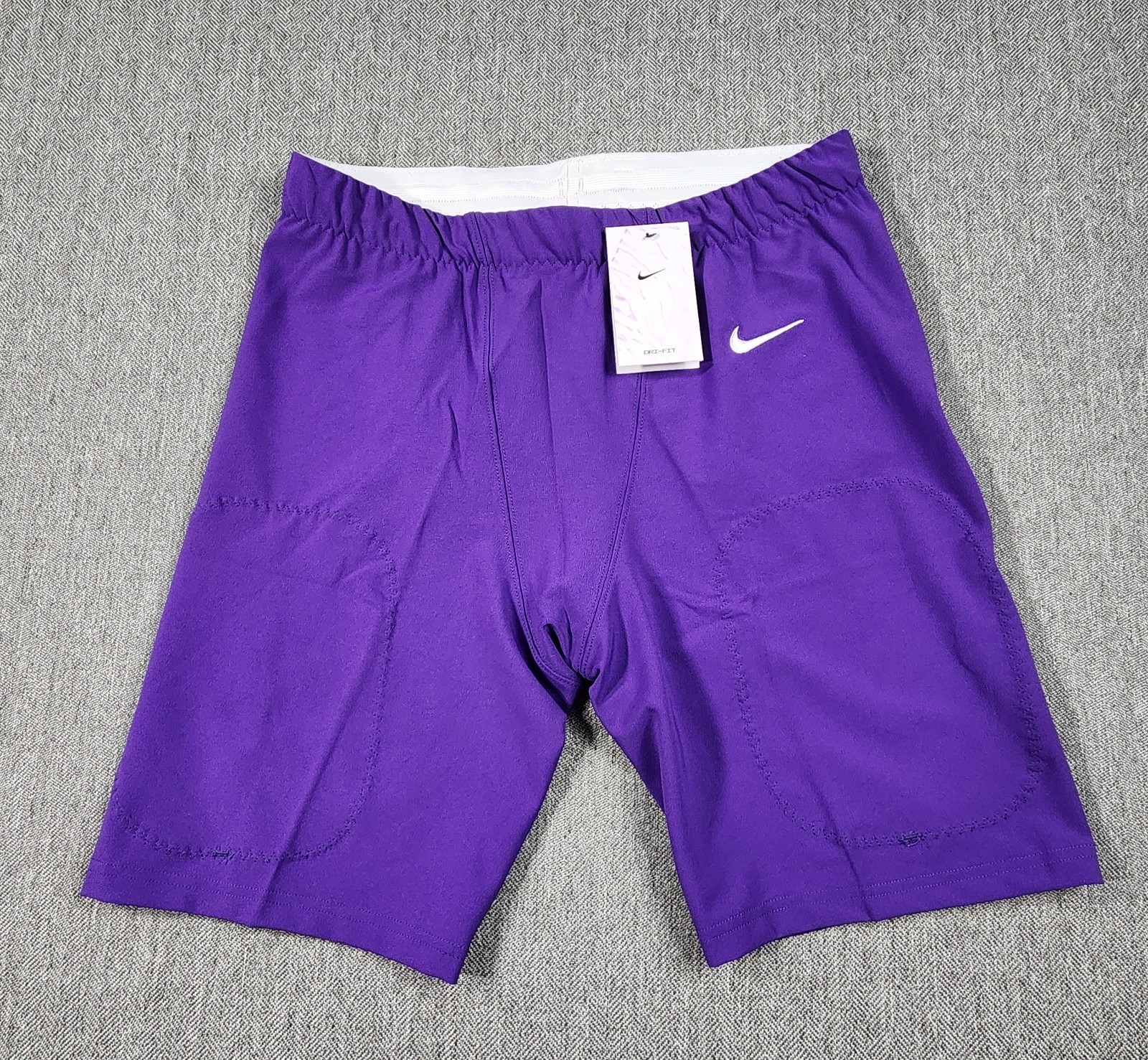 NIKE Mens XL Vapor Untouchable Purple Short Tights Football CW3972-545