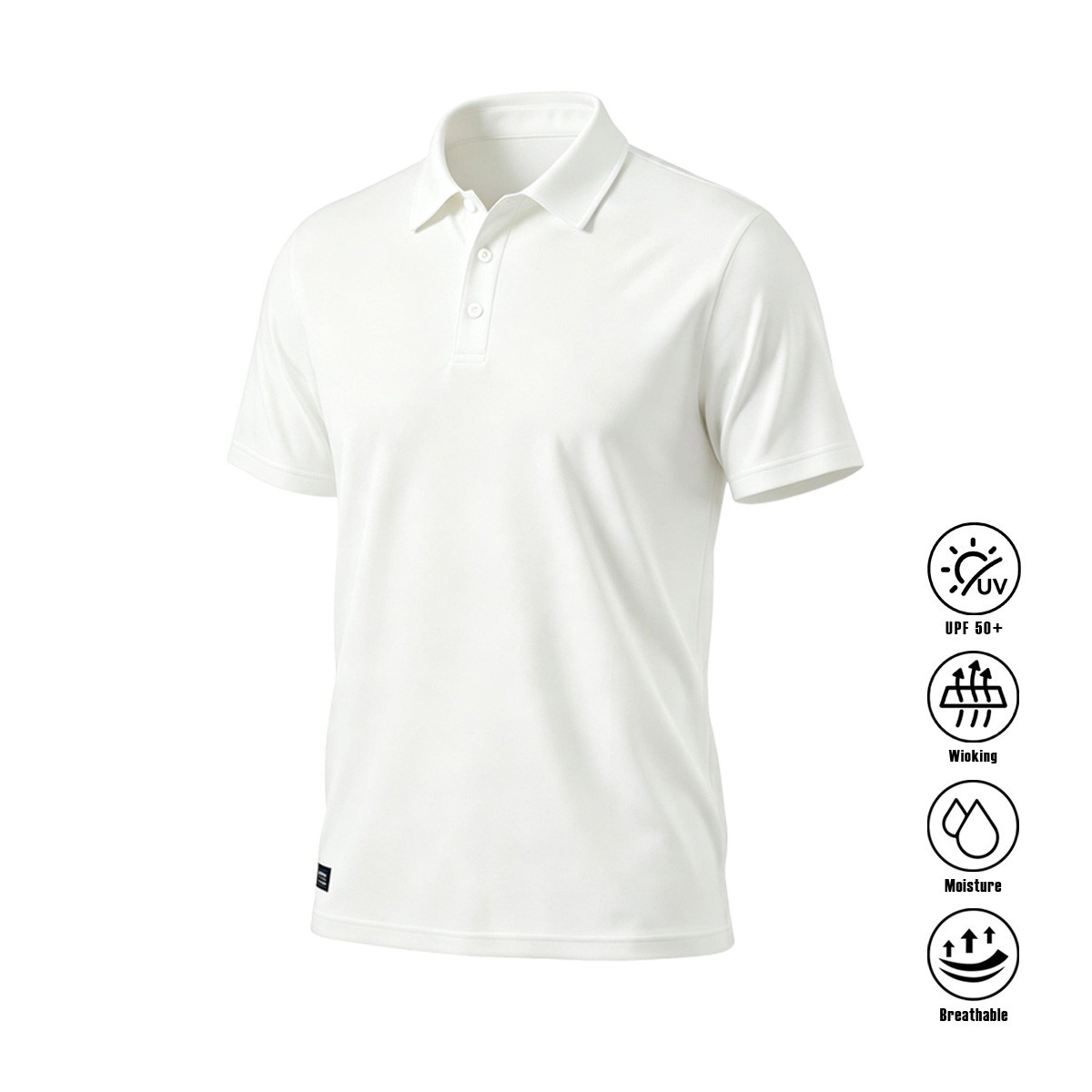 Men’s Quick Dry Polo Shirt UPF 50+ Moisture Wicking Performance Sport Golf Polo