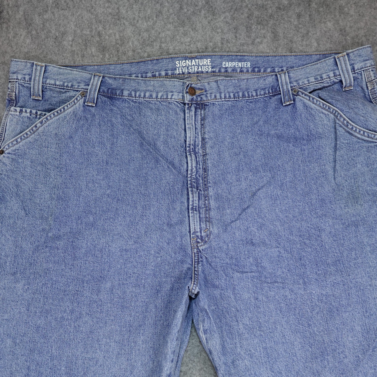 Levis Carpenter Jeans Mens 54×30 Blue Denim Pants Loose Fit Baggy Signature Y2K