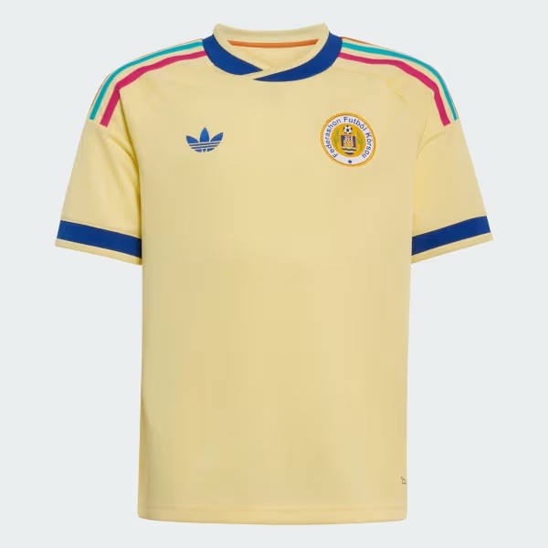 Curacao Fifa 2026 Away Jersey Yellow Blue Wave Kids Size XS-XL 100% Authentic