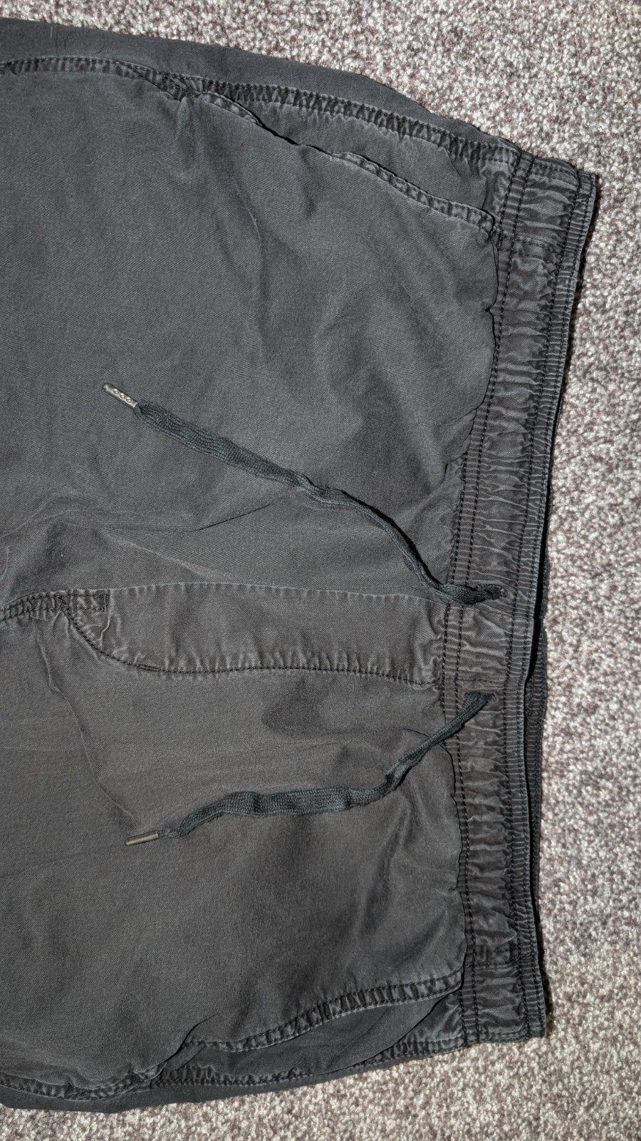 American Eagle Pants Mens M Gray Drawstring Jogger Tapered Athletic Flex Stretch