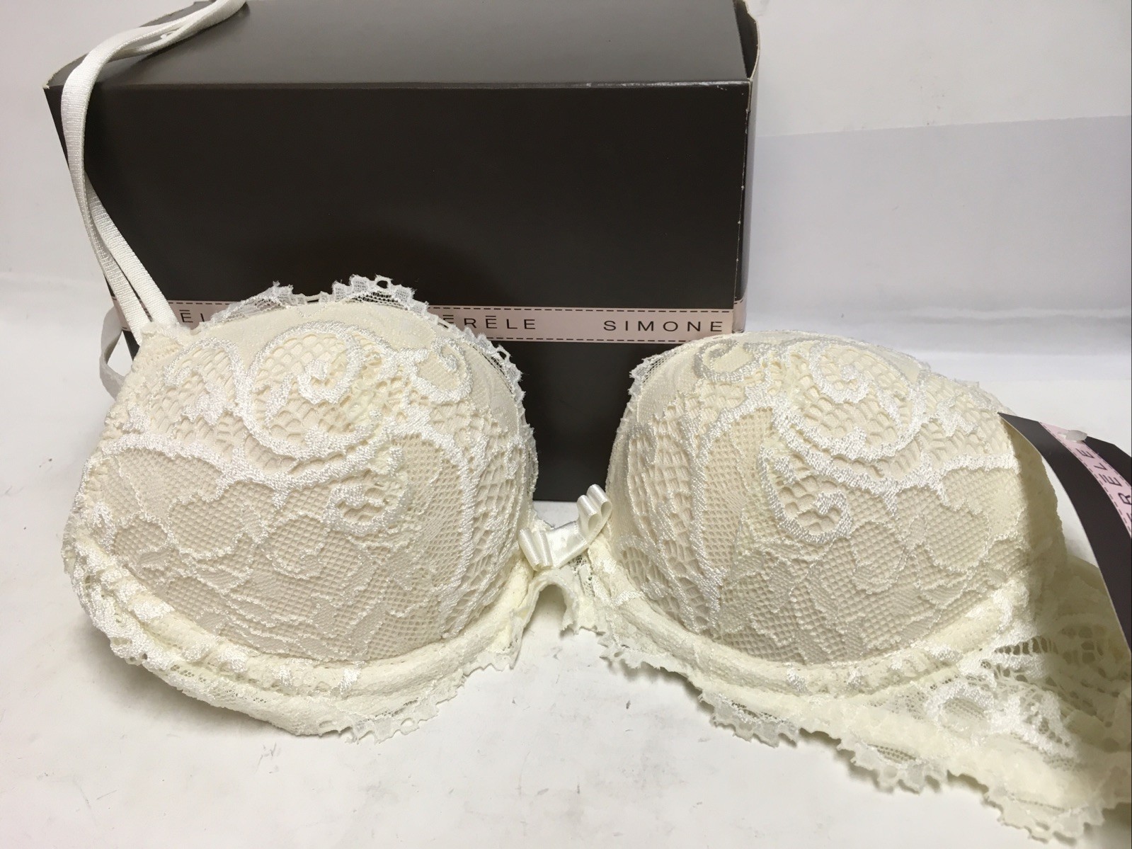 Simone Perele Natural color Underwire 3D Plunge Padded Bra NWT assorted sizes