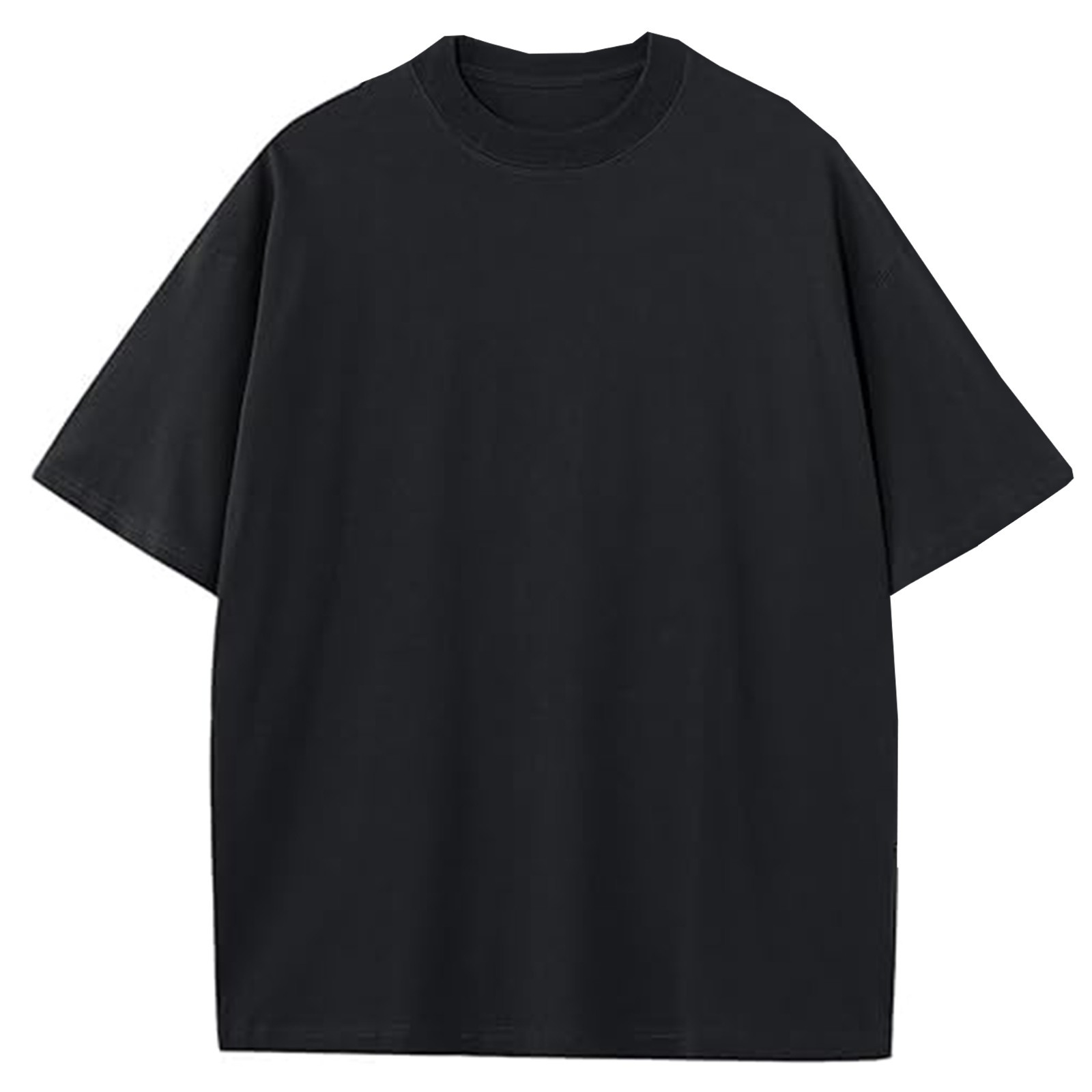 Men’s Heavyweight Cotton T-Shirt Oversized Loose Fit Short Sleeves (SIZE- S-3XL)