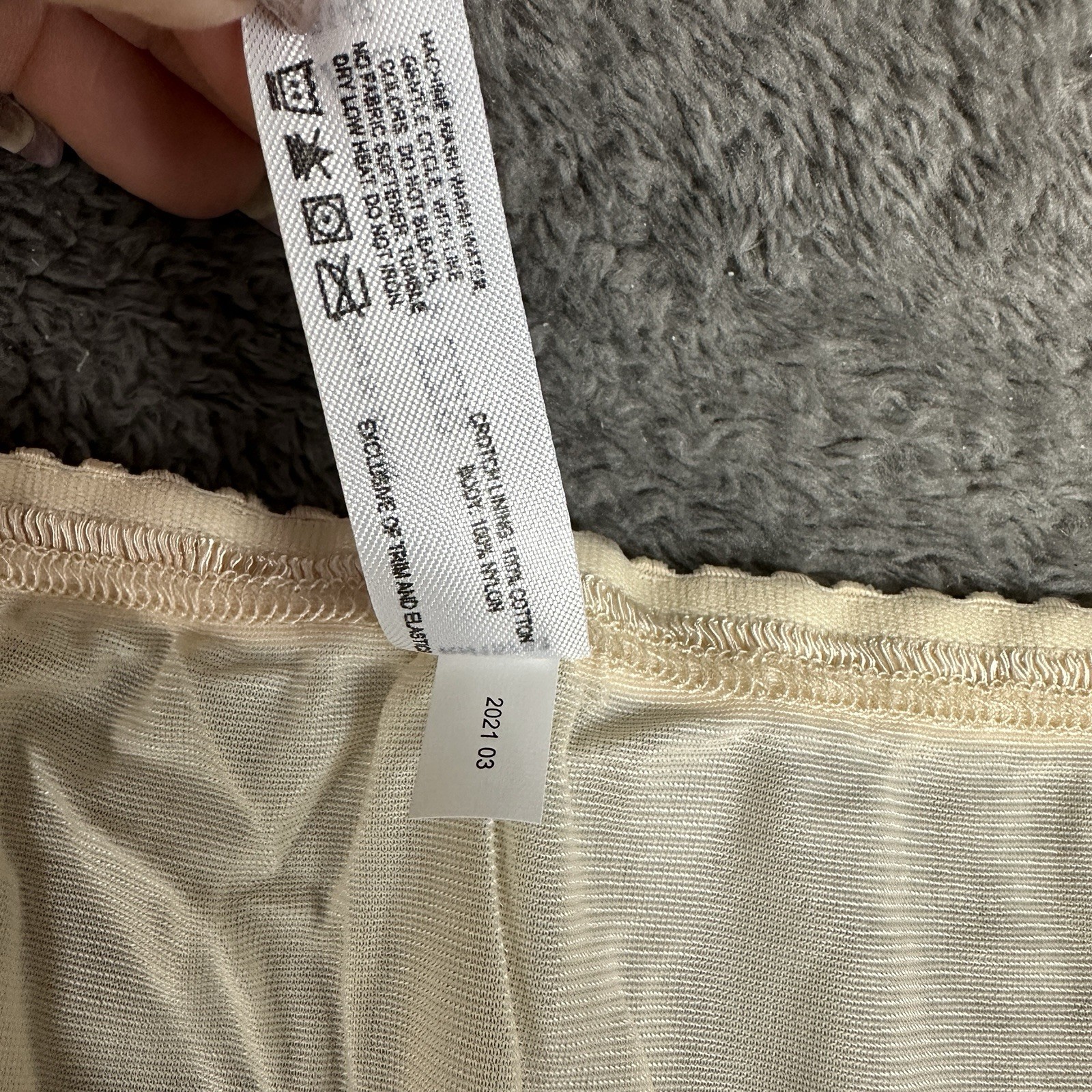 3 PAIR Bali Vintage Full Cut Silky Nylon Panties Mocha Briefs 23467 Size 14 NEW