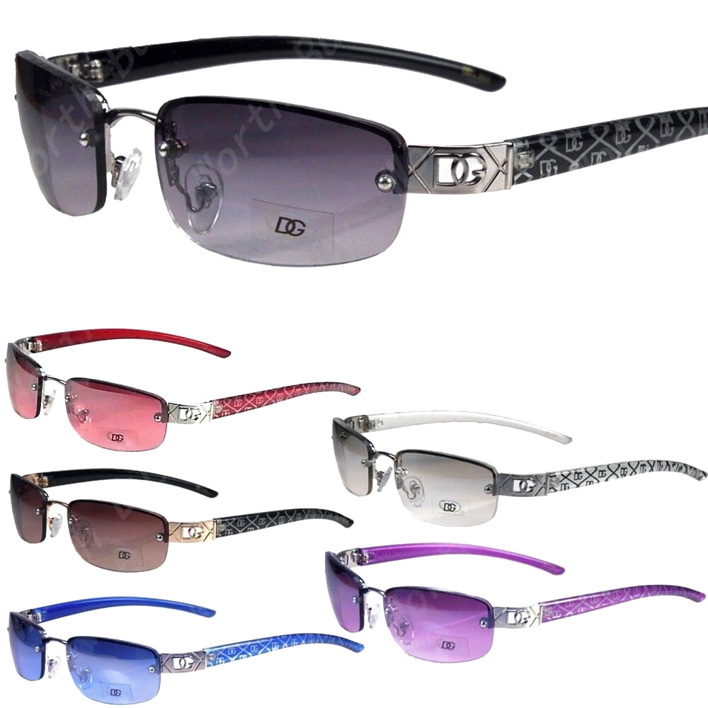 New Eyewear Womens Mens Oval Sunglasses Designer Shades Fashion Rimless Small