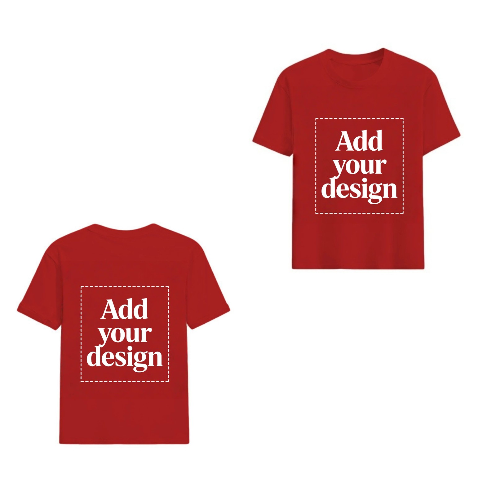 Custom T-Shirts: Print Your Photo/Logo Front & Back, Unisex Personalized Tee