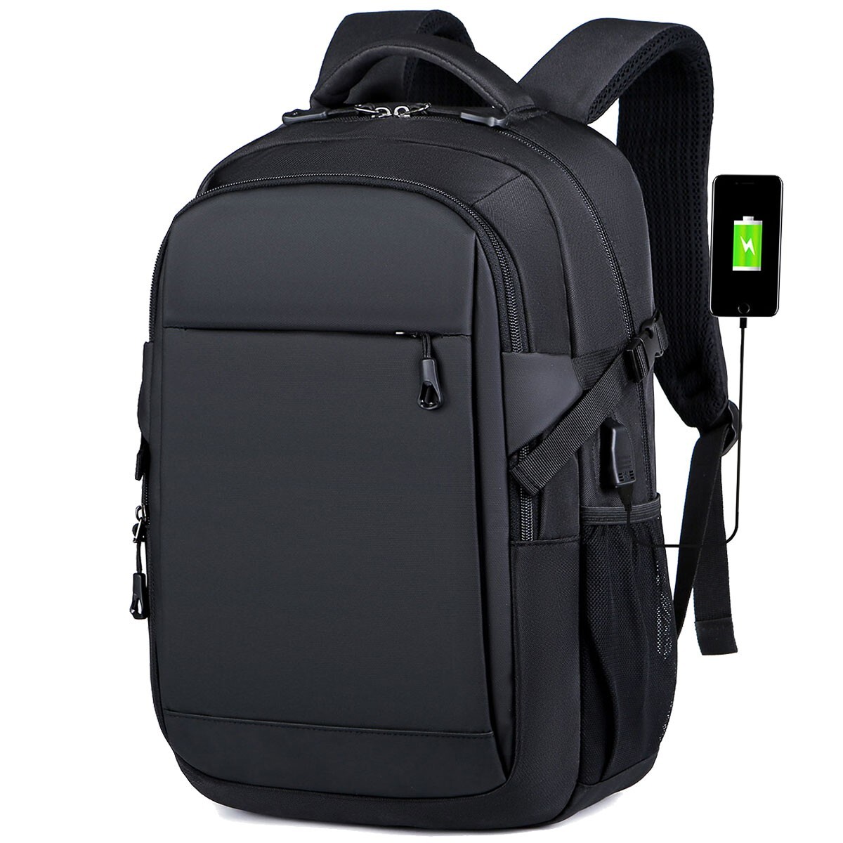 Men Women Backpack Travel Rucksack School 15.6″ Laptop Bag W/ USB Charging Port