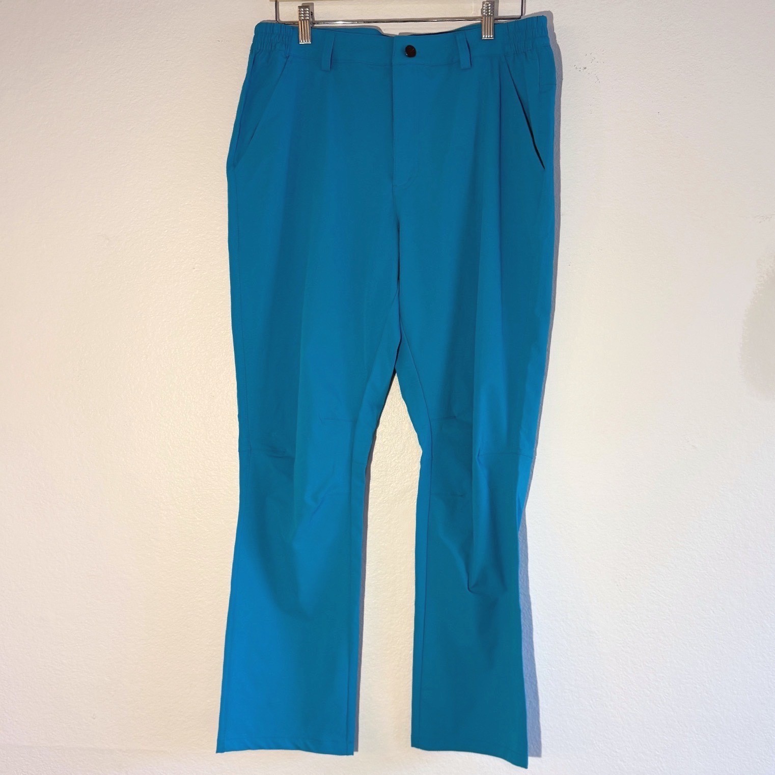 MAGCOMSEN Mens Hiking Pants Blue Size 34 Lightweight Outdoor Travel Trousers New