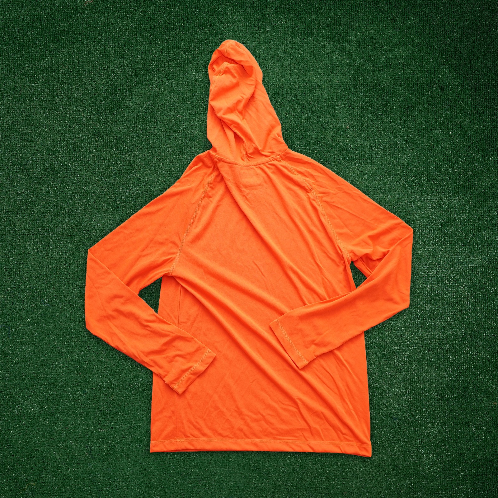 Adidas Men’s Orange Ultimate Climalite Hooded T-Shirt