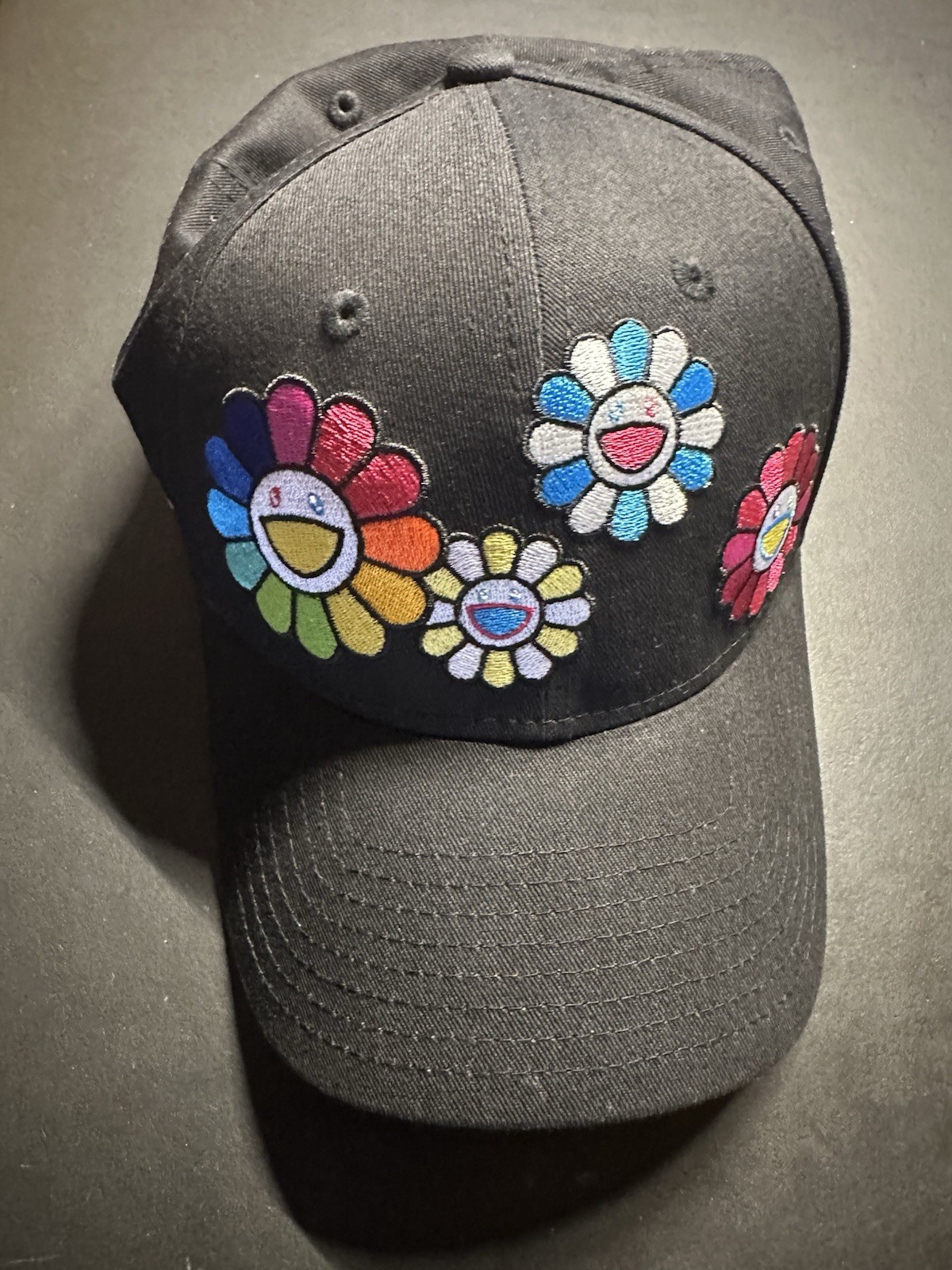 New Era x Takashi Murakami Cloth Strap 9Thirty Hat Black “Flower Allover”