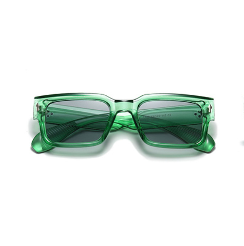 Square Thick Frame Sunglasses For Men Women Classic Outdoor Shade Glasses UV400