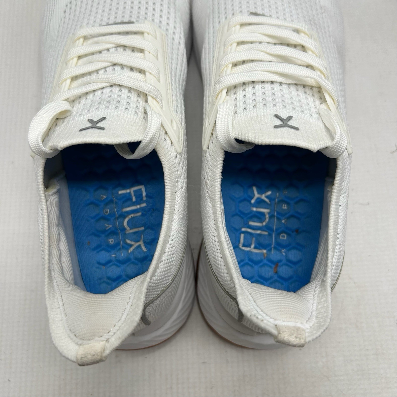 Flux Adapt Runner White Gum Mens Size 7.5 Women’s Size 9 US Athletic Knit Shoes