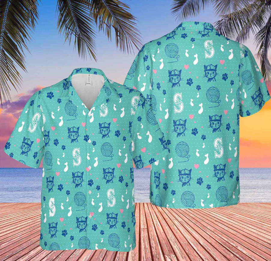 Seattle Mariners Take Meow’t to the Ballgame Hawaiian Shirt 2024 G