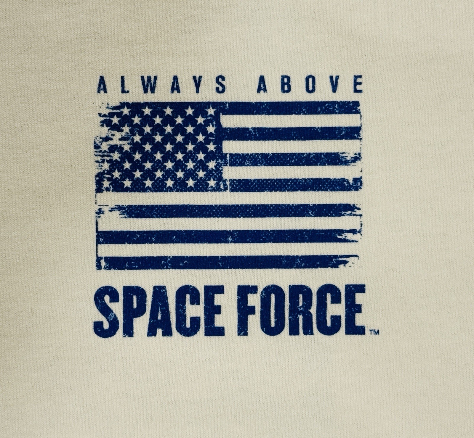 United States Space Force USSF “ALWAYS ABOVE” White T-Shirt -Size XL – NWT