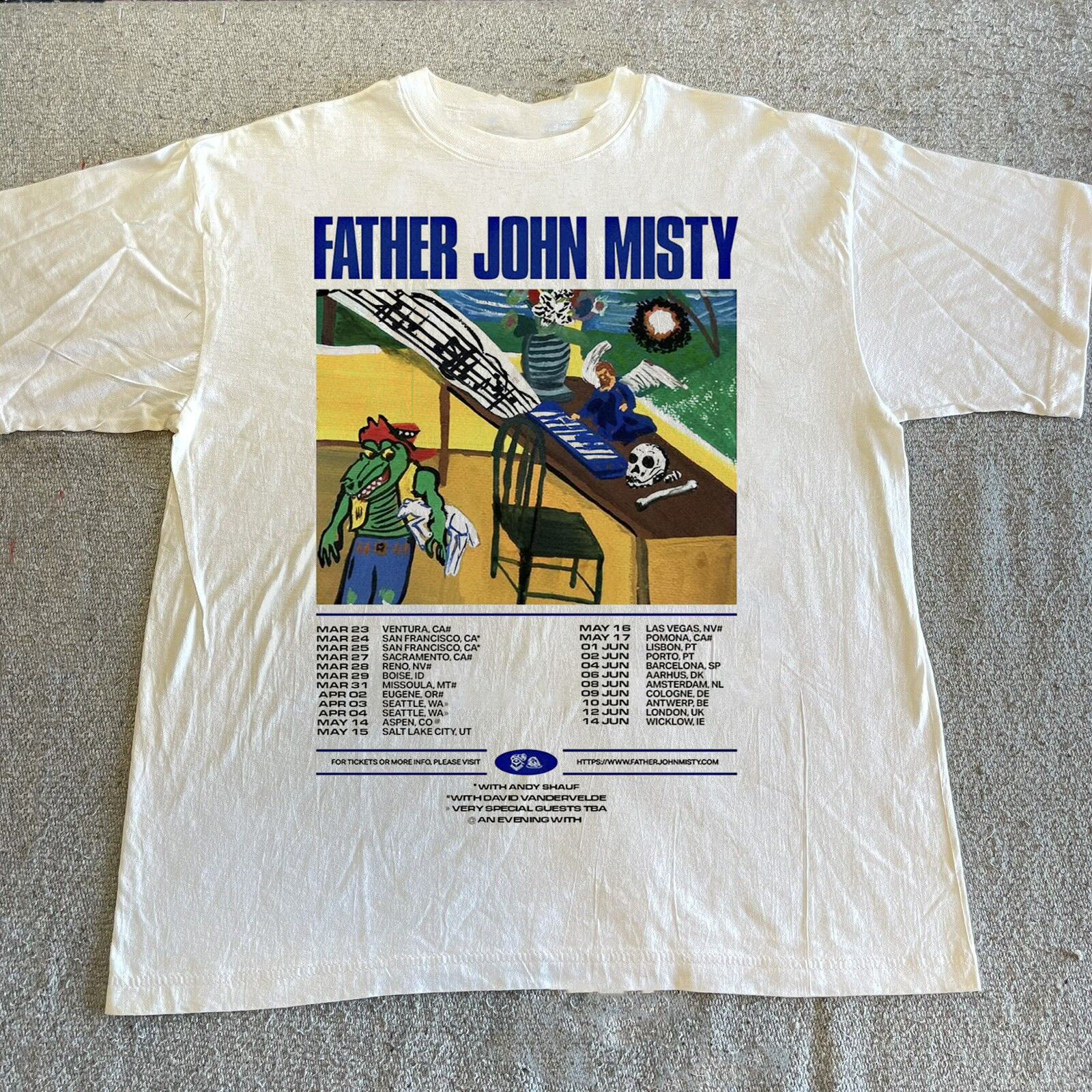 Father John Misty Tour 2026 Gift For Fan T-shirt Full size S to 5XL MD1443