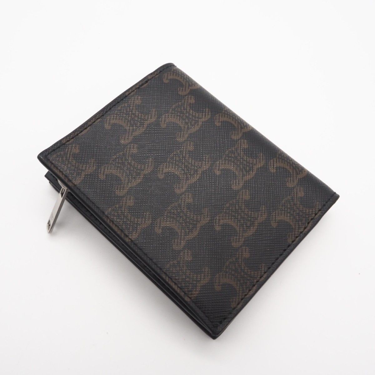 Returns accepted within 3 days Condition CELINE Triomphe Canvas Compact Wallet