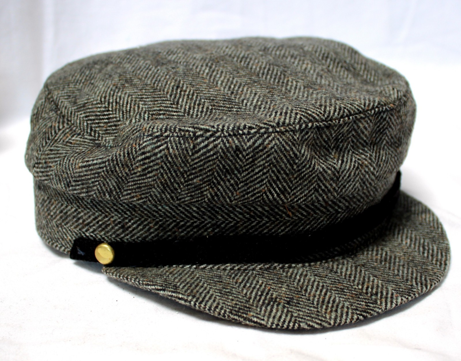 Stylish Vintage Wool Lined with Silk Serge Caps Made in Belarus 4 Variation #6-9