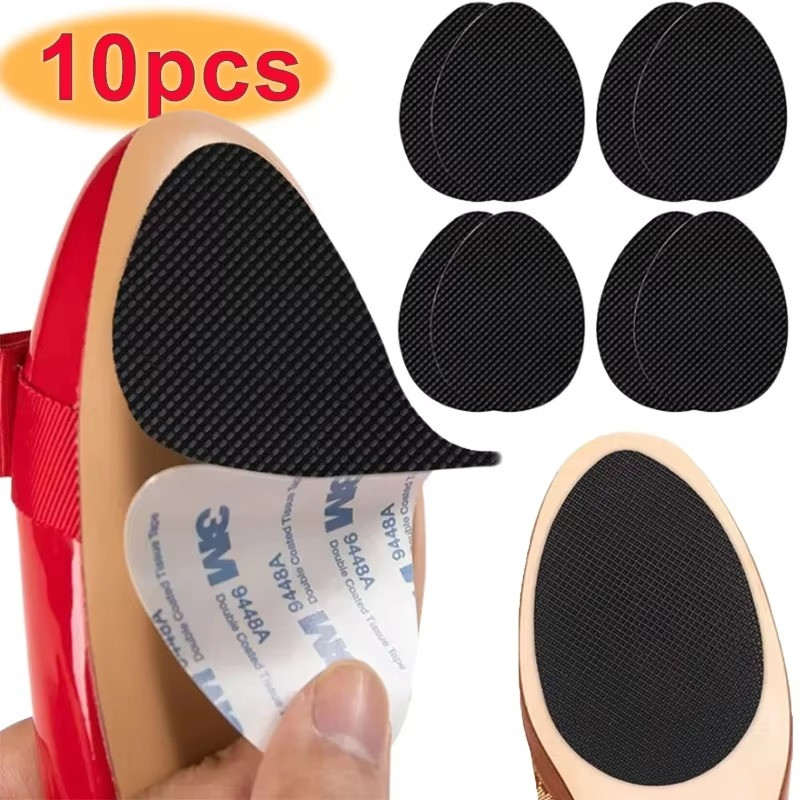 10PCS Anti Slip Shoe Sole Grip Pads Self Adhesive Round Protectors