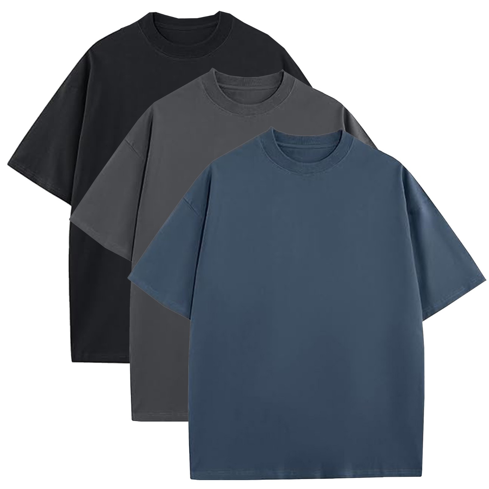 Men’s Loose Fit Oversized Heavyweight Cotton T-Shirt Short Sleeve (Size- S-3XL)