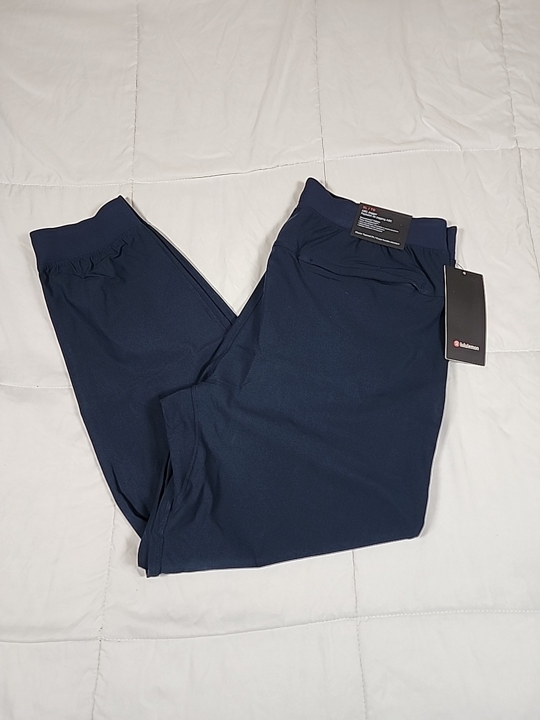 XL Lululemon ABC Men Jogger Pants True Navy New with Tags LM5AMZS Retail $128