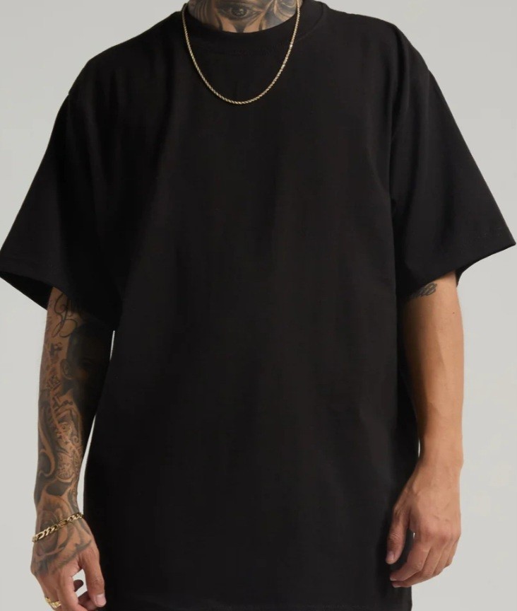 Shaka Wear Heavyweight T Shirt 3 Pack Men Blank Black & White Thick Tee
