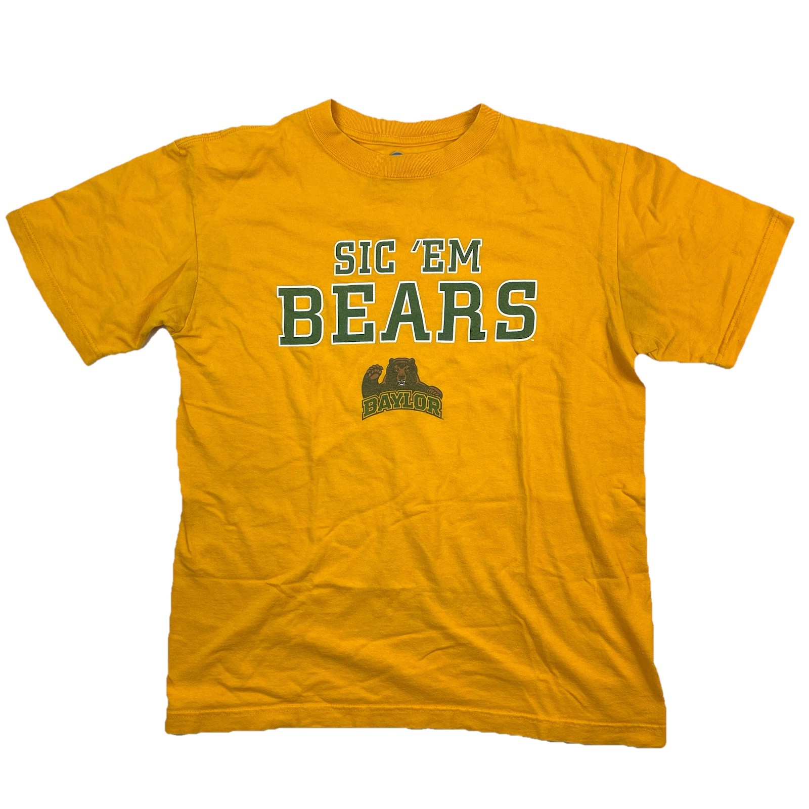 NCAA Baylor Bears Sic ’Em Graphic T-Shirt College Tee Men’s Size M