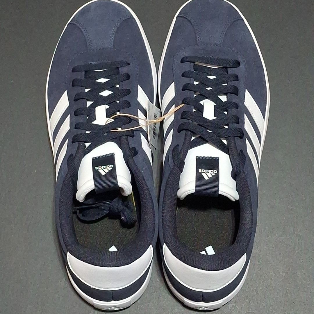 Adidas ID6275 Men’s Size 11 VL Court 3.0 Sneaker, Legend Ink/Cloud White