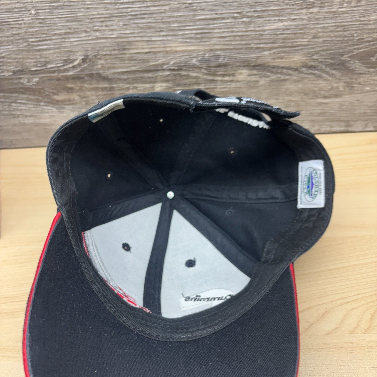 Cummins Hat Cap Strap Back Black ISX Diesel Engine Rocky Mountain Trucking Promo