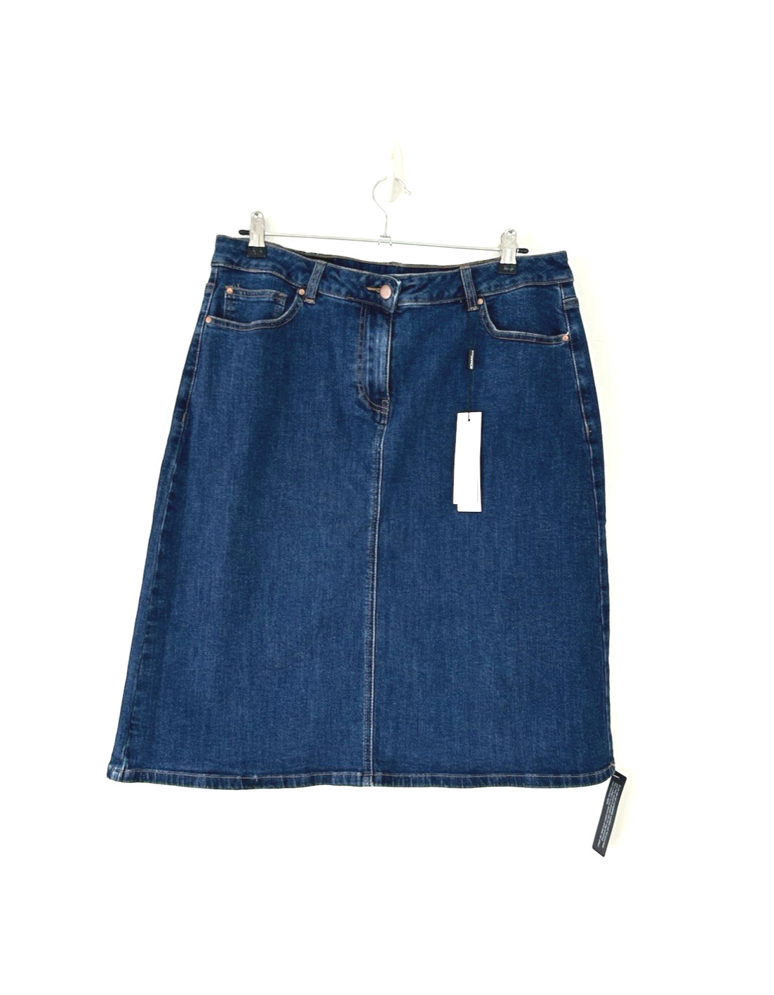Roman Denim Skirt Women’s Blue Cotton Stretch Classic Size 16 BNWT