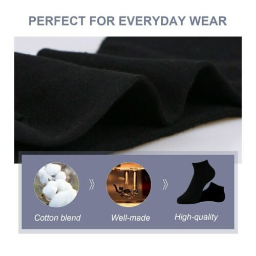 Lot 12 Pairs Mens No Show Socks Low Cut Anti-slid Casual Invisible Liner Socks