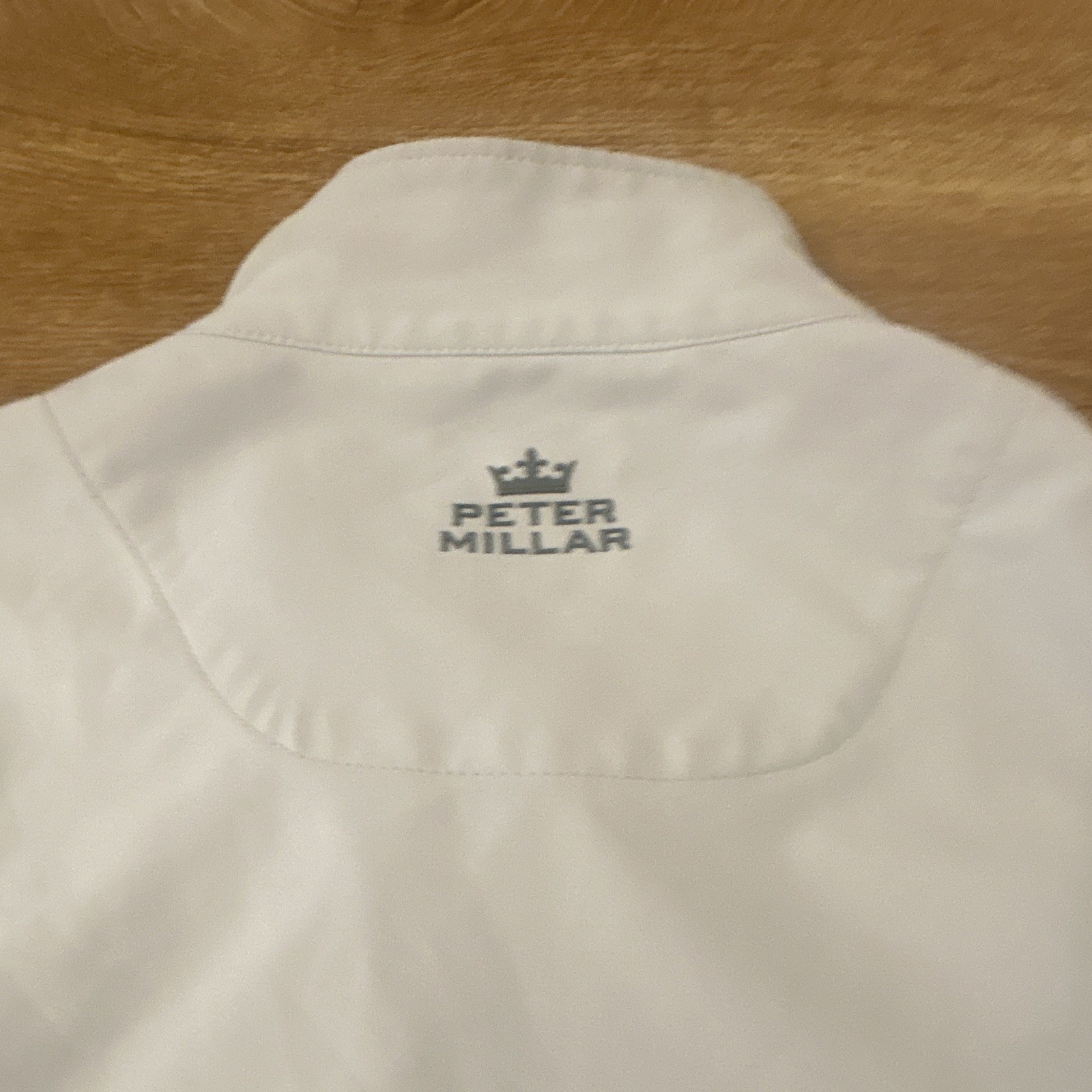 Peter Millar Men’s White Golf Logo Vest M