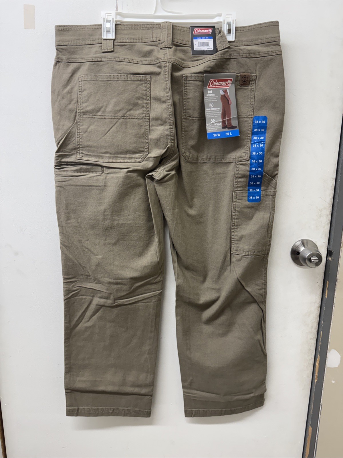 PICK SIZE / COLOR – Coleman Men’s Stretch Tear Resistant Utility Pants