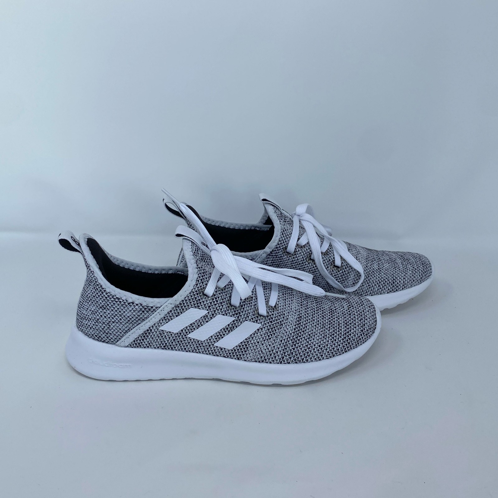 adidas Cloudfoam Pure Women’s Running Shoes White/Black Size 6