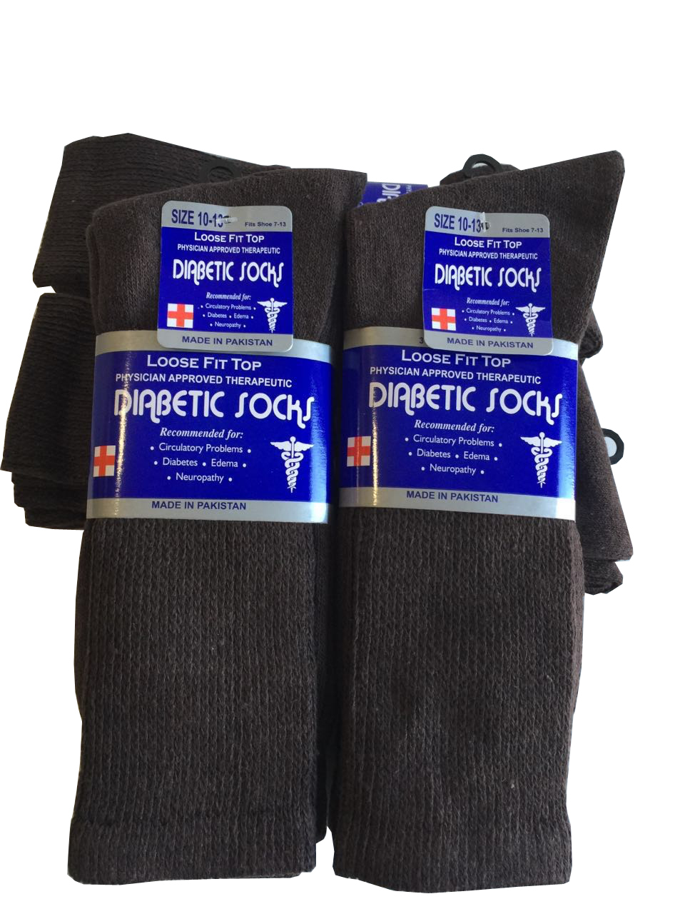 3, 6, or 12 Pairs Men’s Diabetic CREW circulatory Socks Health FREE SHIPPING