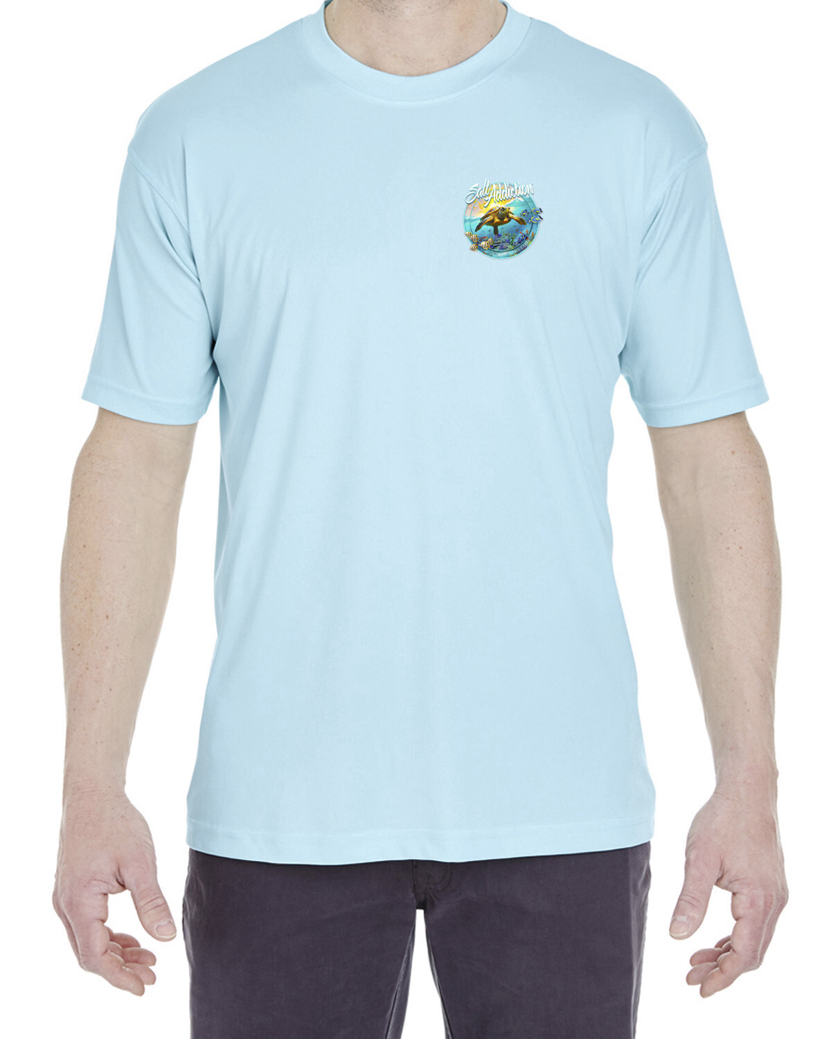 Salt Addiction t Shirt Short Sleeve MicroFiber Turtle 30