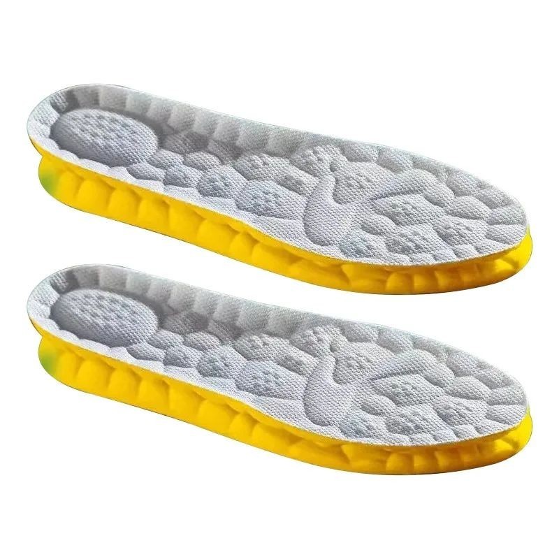 Insoles Orthopedic Supersoft For Sports Shoes 4D Inserts Feet Shock Absorption