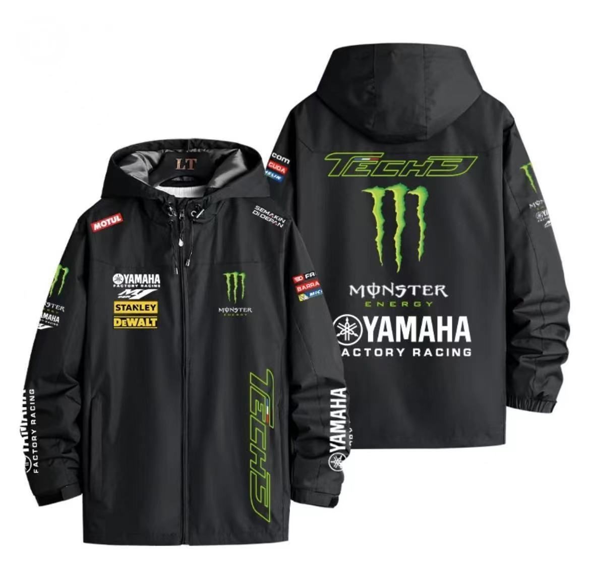 New L MotoGP RACING YAMAHA YZF R1M TECH3 Jacket Long Sleeve Motorcycle Racing W