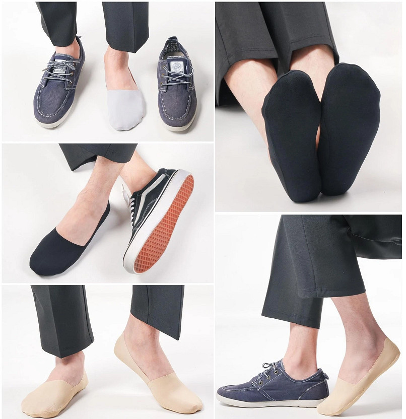 8× Thin No Show Socks Womens Low Cut Liner Non Slip Invisible Socks Summer USA