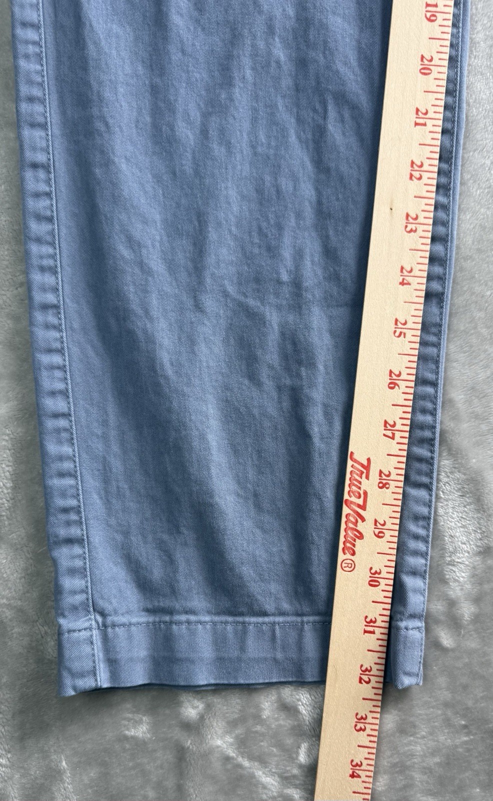 Gap Essential Khaki Slim Pants Mens 38×32 Blue Chino Casual Stretch