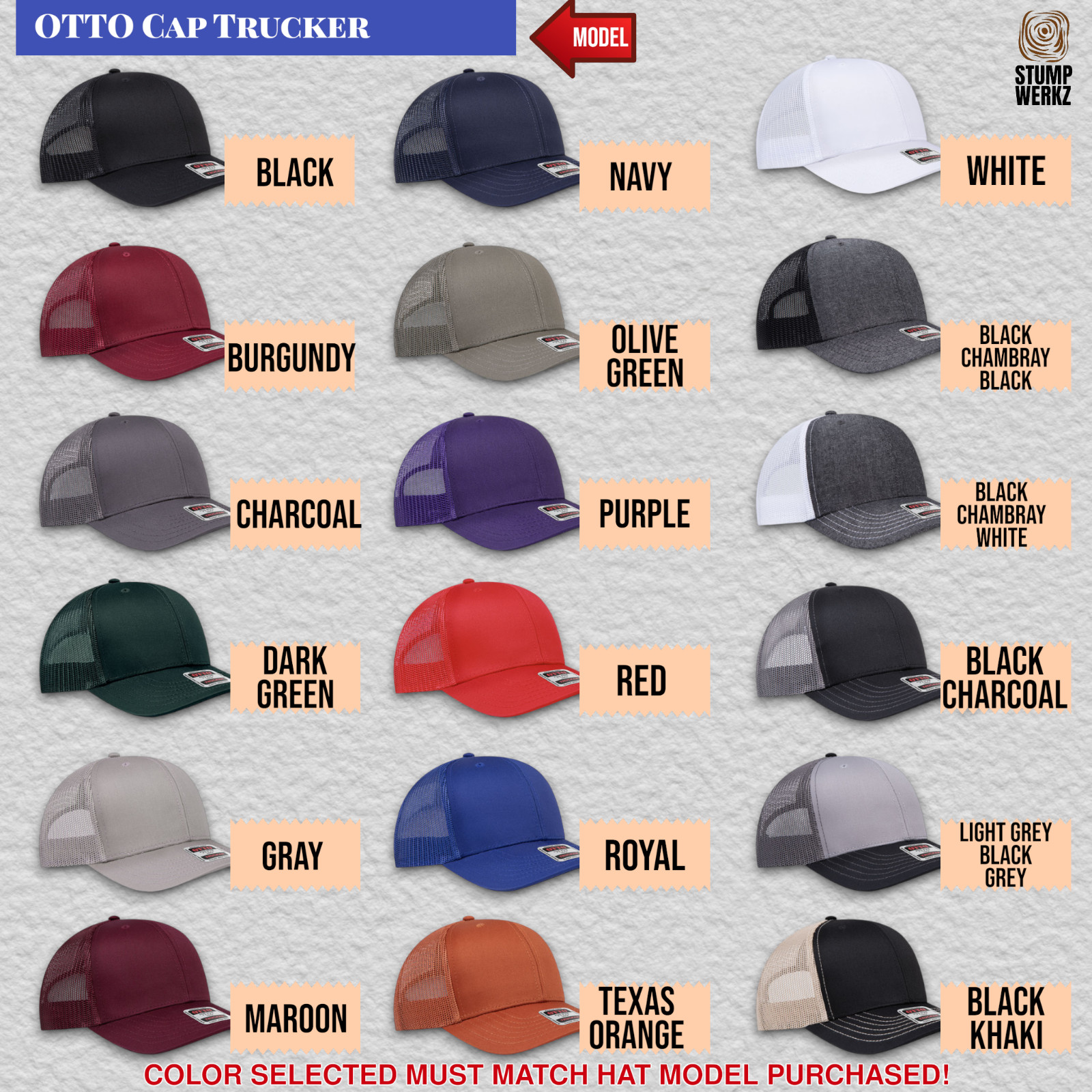 Trucker Hat Baseball Cap Customized Ford King Ranch F150 F250 F350 NEW