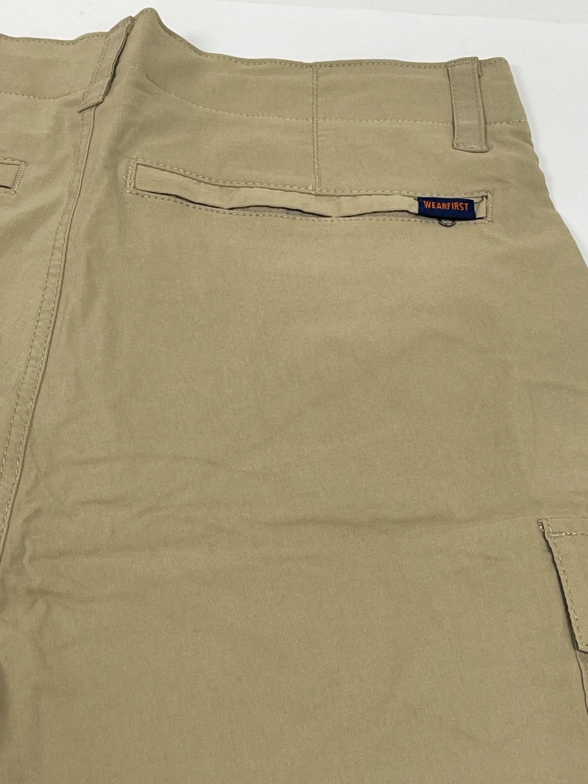 WearFirst Men’s TAN Classic Fit Stretch Waist Cargo Shorts NWT Choose Your Size