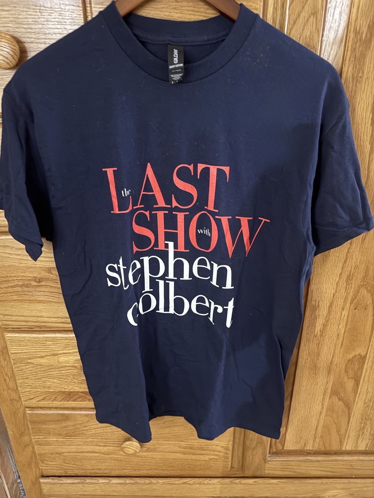 The Night the Laughter Dies Stephen Colbert New M t-shirt 2026 Last Show