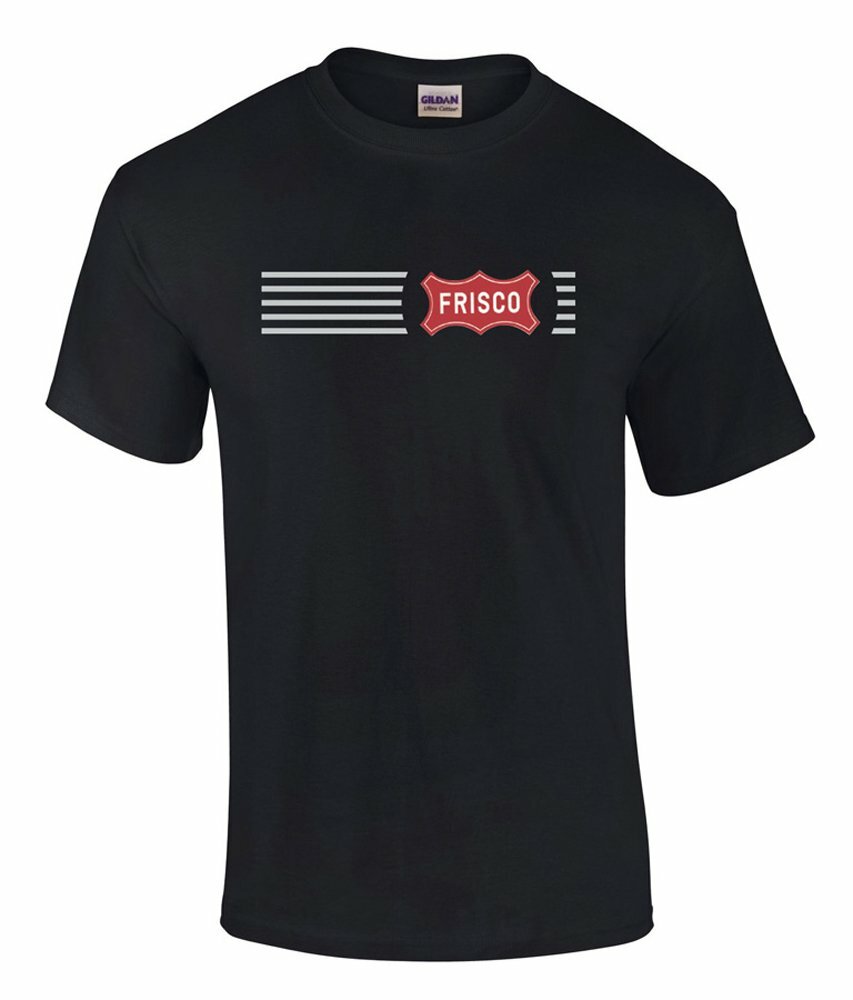 On Sale Frisco Railroad Logo Short Sleeve Tee Shirt[tee44]